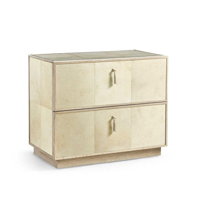 Jonathan Charles Hydra Parchment Nightstand