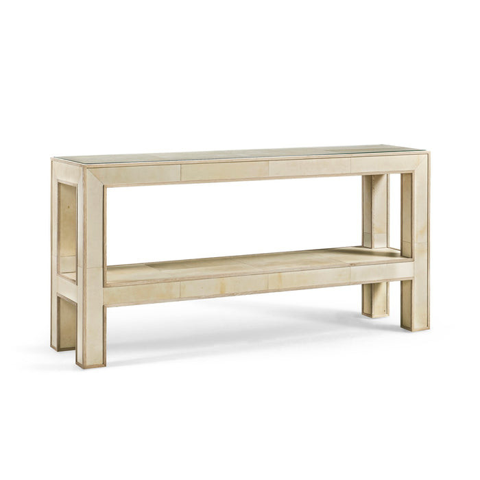 Jonathan Charles Hydra Parchment Console Table