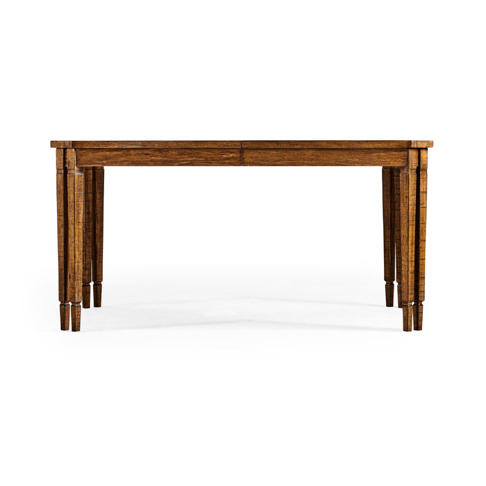 Jonathan Charles Casual Accents Country Walnut Dining Table