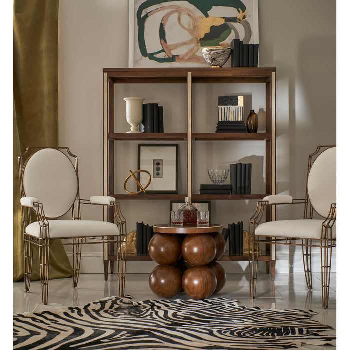 Jonathan Charles Orb Round Accent Table