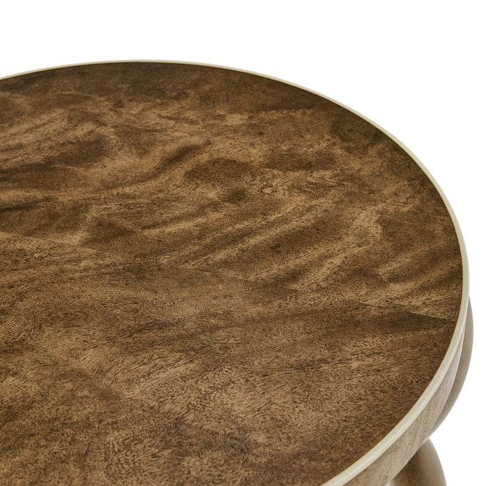 Jonathan Charles Orb Round Accent Table