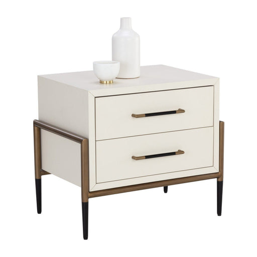 Sunpan Weldrick Nightstand - Oyster