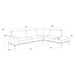 Sunpan Brandi Sofa Chaise