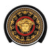 Versace Medusa Red Porcelain Coaster in Leather Box - Set of 4