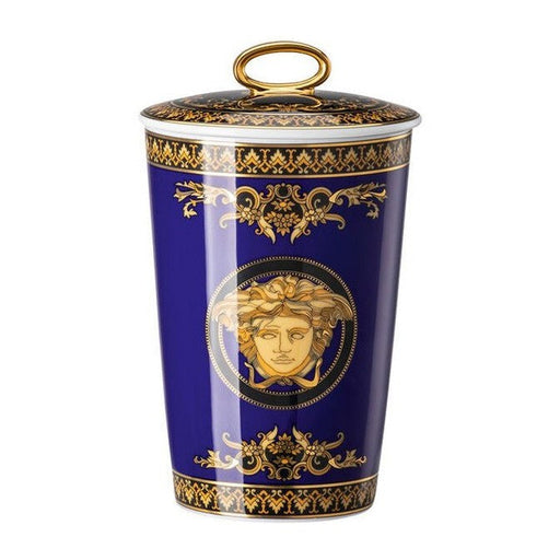 Versace Medusa Blue Scented Votive With Lid