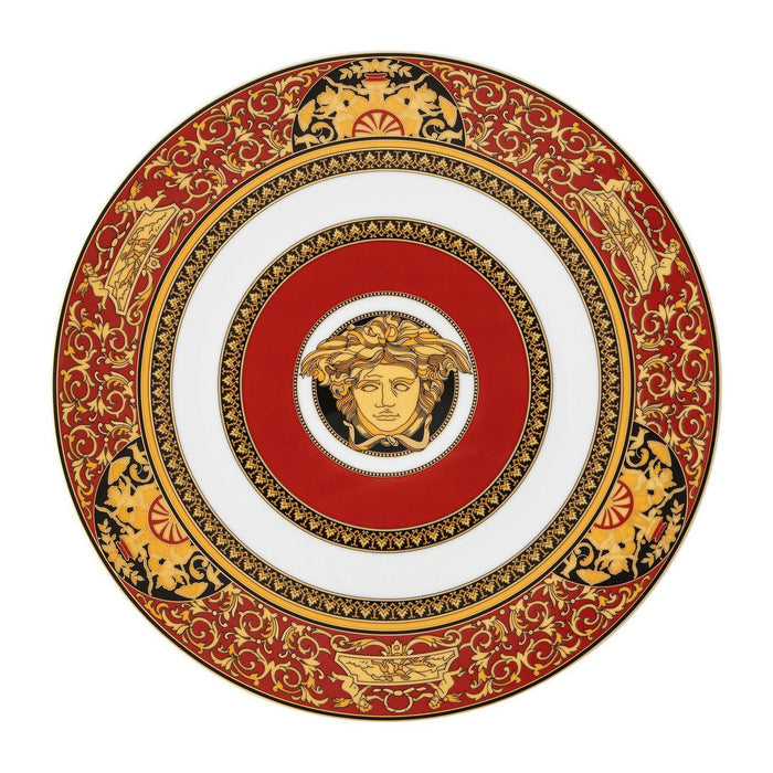 Versace Medusa Red Modern Service Plate