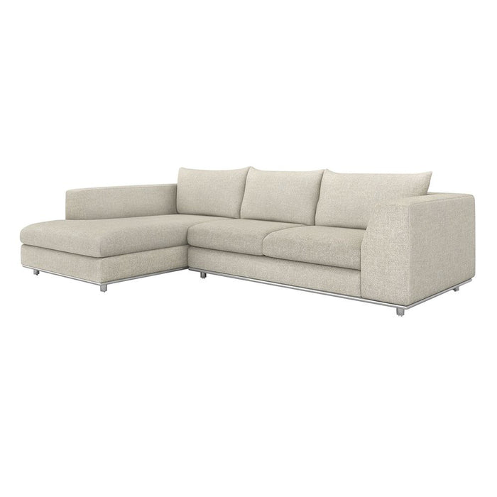 Interlude Home Comodo Chaise Sectional