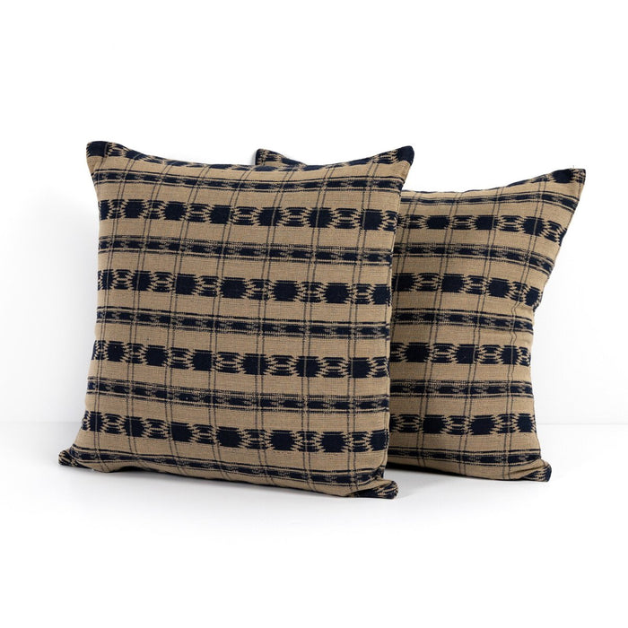 Striped Ikat Pillow - Set of 2 DSC