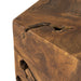 Teak Square Stool - Teak Root