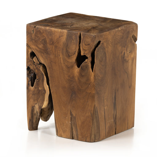 Teak Square Stool - Teak Root