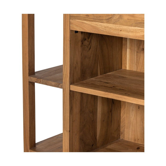 Indira Kitchen Island-Smoked Acacia