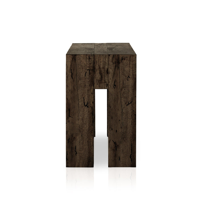 Abaso Console Table in Ebony Oak