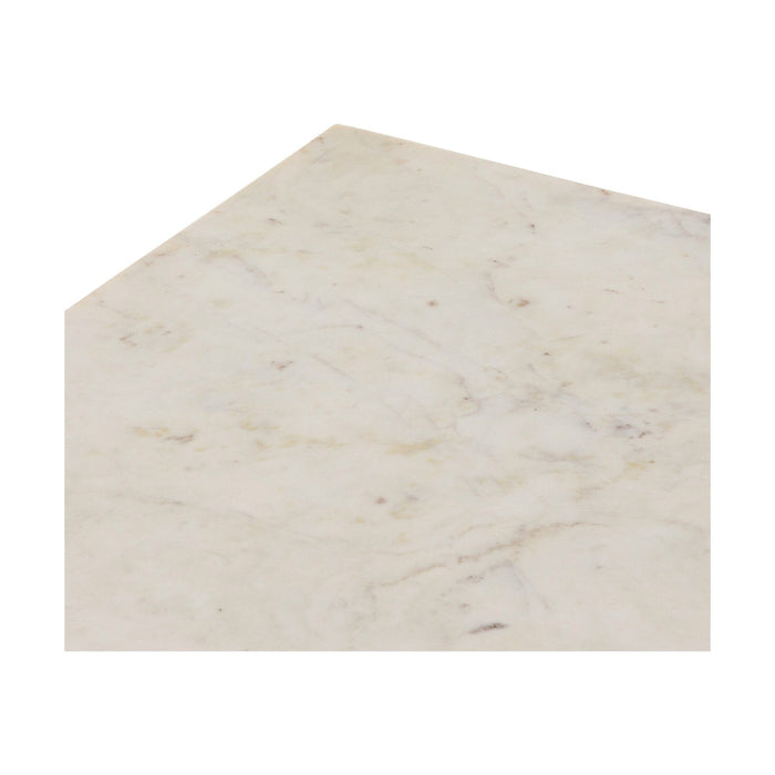 Indira Small Kitchen Island-White Marble