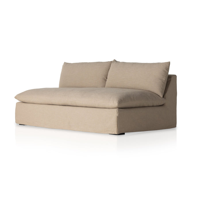 Grant Slipcover Armless Sofa