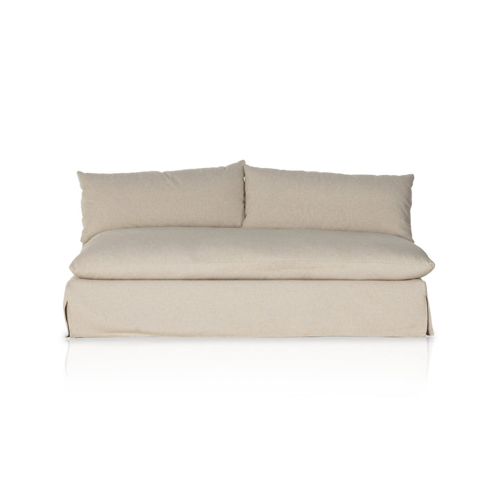 Grant Slipcover Armless Sofa