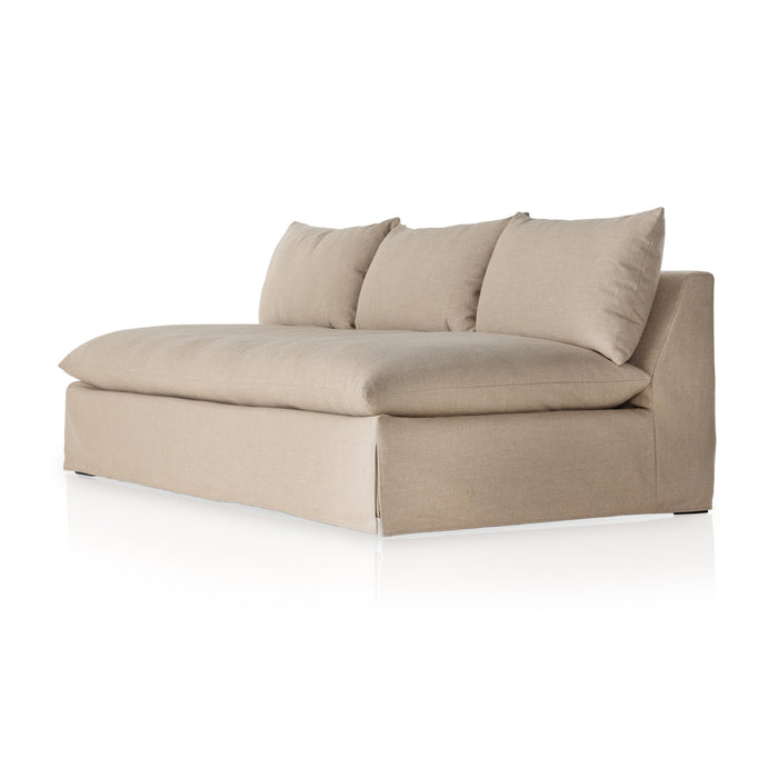 Grant Slipcover Armless Sofa