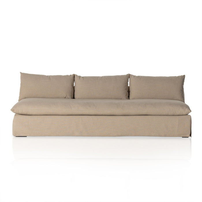 Grant Slipcover Armless Sofa