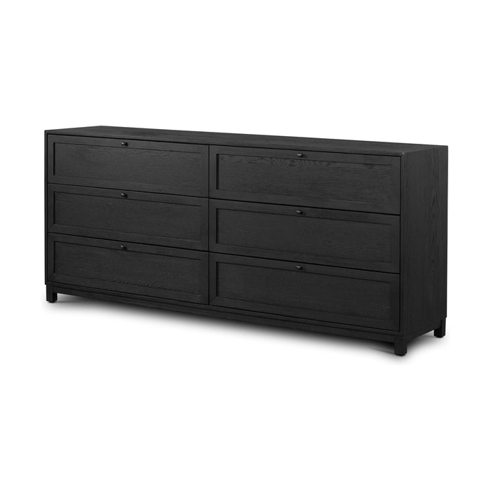 Millie 6 Drawer Dresser-Drifted Matte Bl