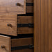 Arturo 6 Drawer Dresser-Natural Walnut