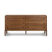 Arturo 6 Drawer Dresser-Natural Walnut