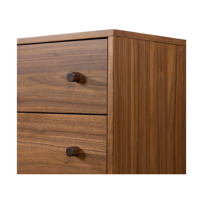 Arturo 6 Drawer Dresser-Natural Walnut