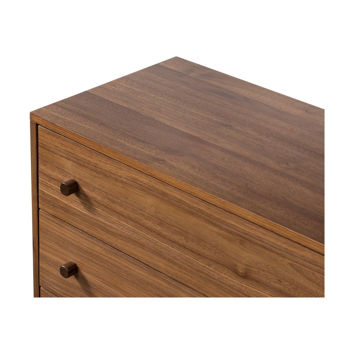 Arturo 6 Drawer Dresser-Natural Walnut