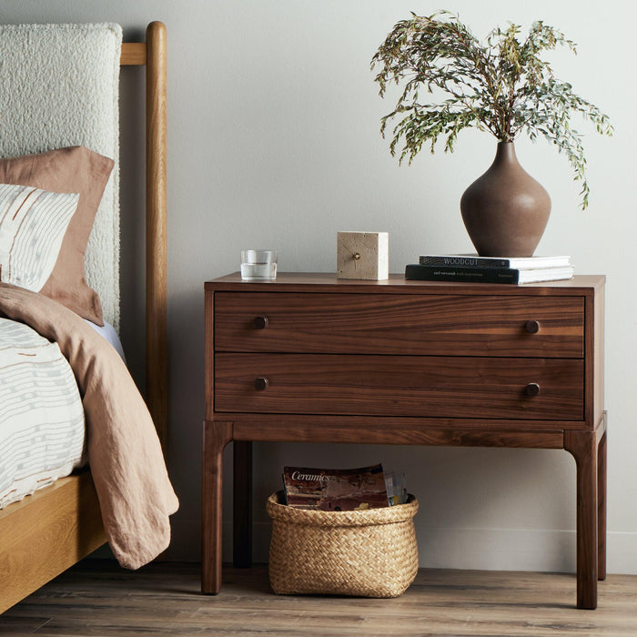 Arturo Nightstand-Natural Walnut