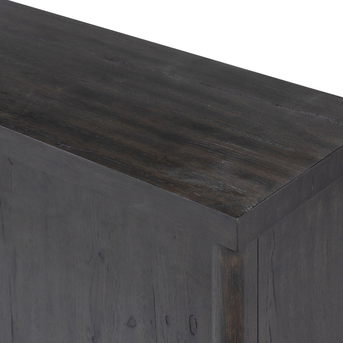 Laredo Media Console-Smoked Black Veneer