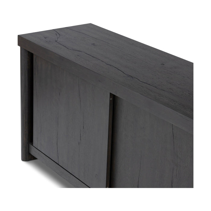 Laredo Media Console-Smoked Black Veneer