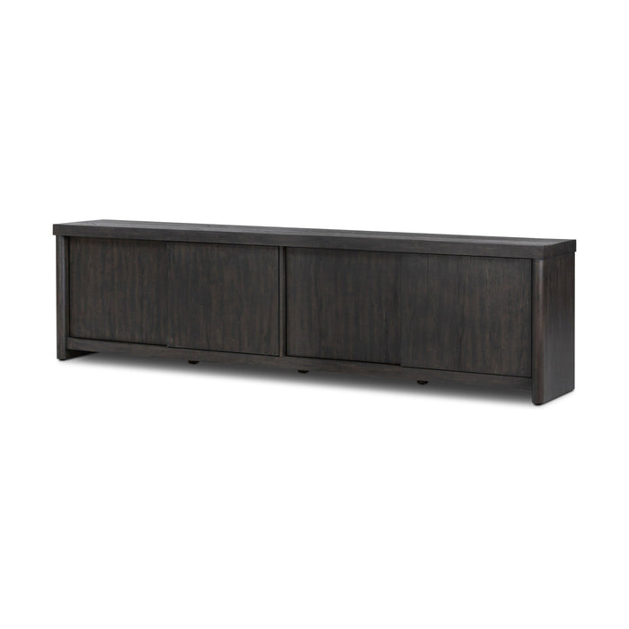 Laredo Media Console-Smoked Black Veneer