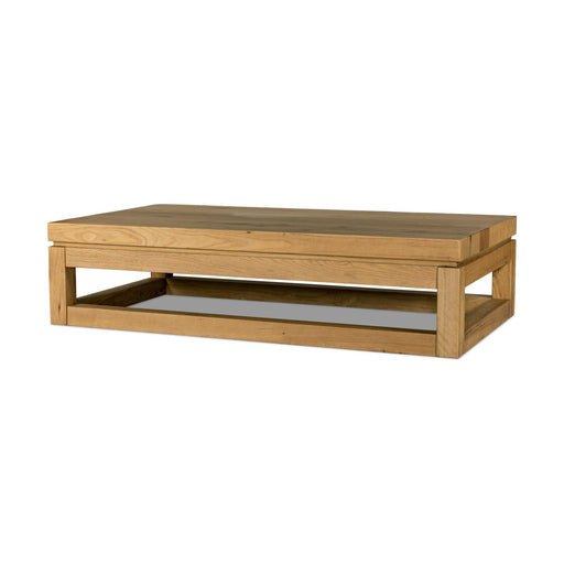 Parsons Coffee Table with Floating Top-Carame