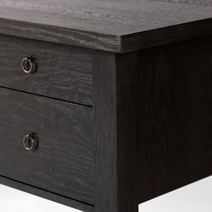 Concord Desk-Charcoal Oak