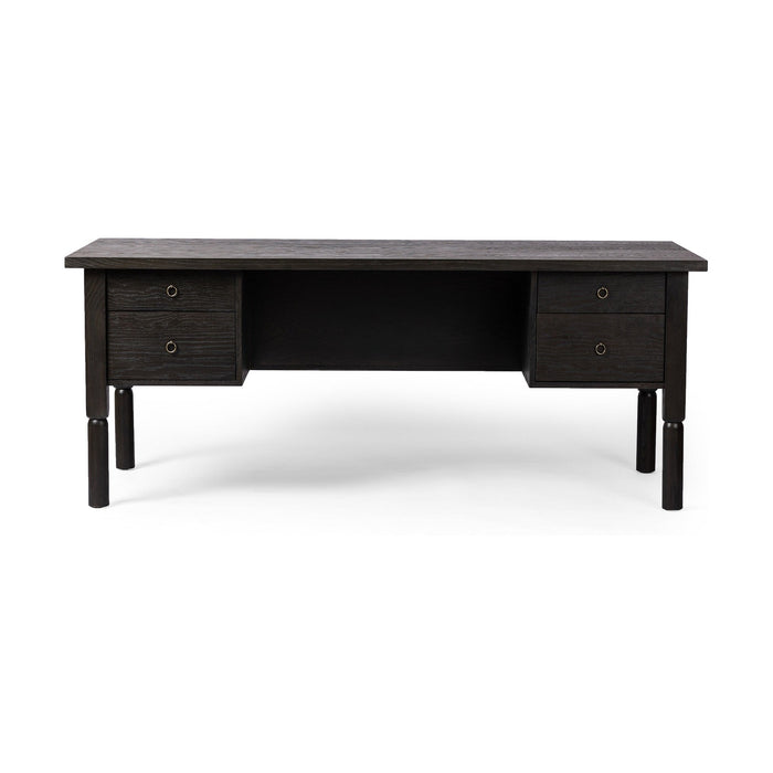 Concord Desk-Charcoal Oak