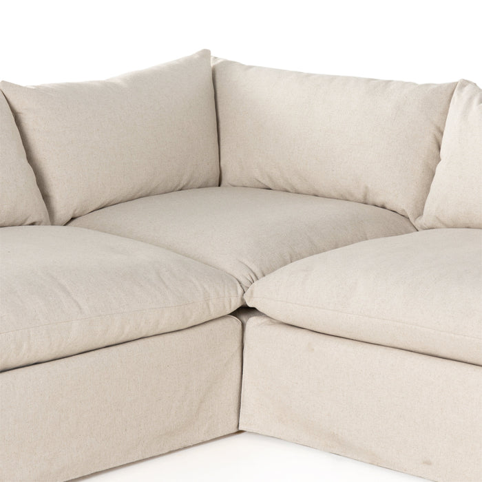 Grant Slipcover 5-Piece Sectional