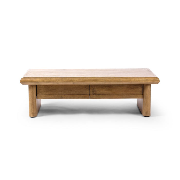 Four Hands Murray Coffee Table - Weathered Parawood DSC