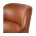 Ernesto Swivel Chair-Freehnd Sftgrn Nutmeg