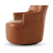 Ernesto Swivel Chair-Freehnd Sftgrn Nutmeg