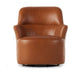 Ernesto Swivel Chair-Freehnd Sftgrn Nutmeg