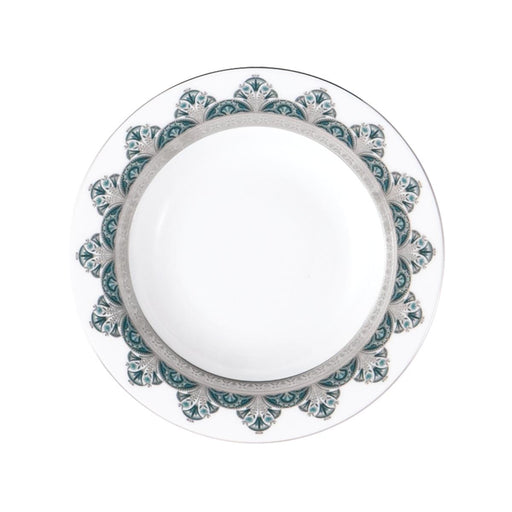 Haviland Reves Du Nil Rim Soup Plates - Platinum - Set of 2