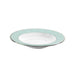 Haviland Illusion Rim Soup Plate - Mint Platinum