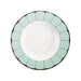 Haviland Illusion Rim Soup Plate - Mint Platinum