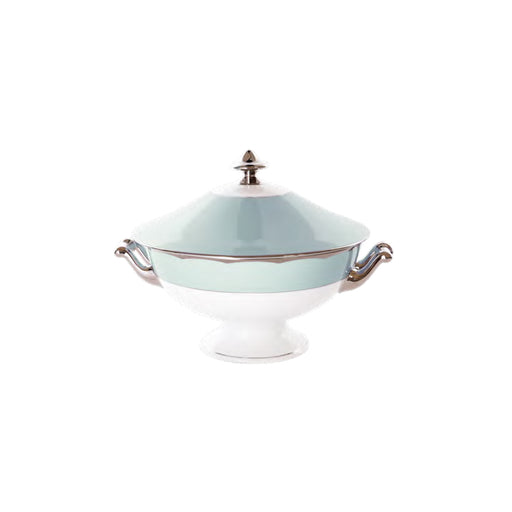 Haviland Illusion Soup Tureen - Mint Platinum