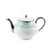 Haviland Illusion Round Teapot - Mint Platinum