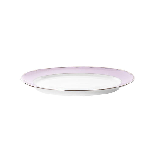 Haviland Illusion Oval Dish - Small - Lavender Platinum