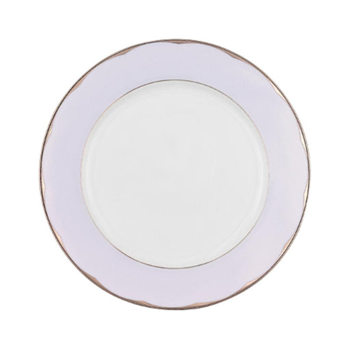 Haviland Illusion Flat Dish - Lavender Platinum