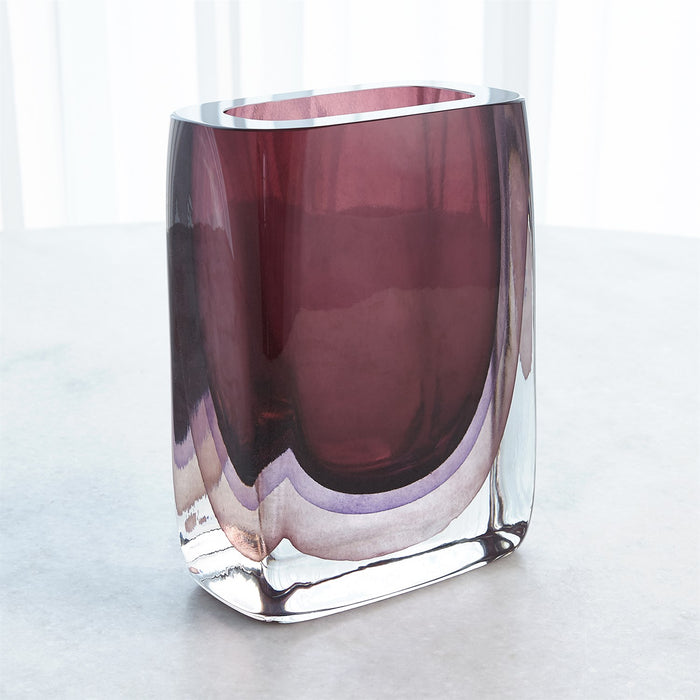 Global Views Borealis Vase - Amethyst