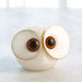 Global Views Alabaster Big Eyed Owl