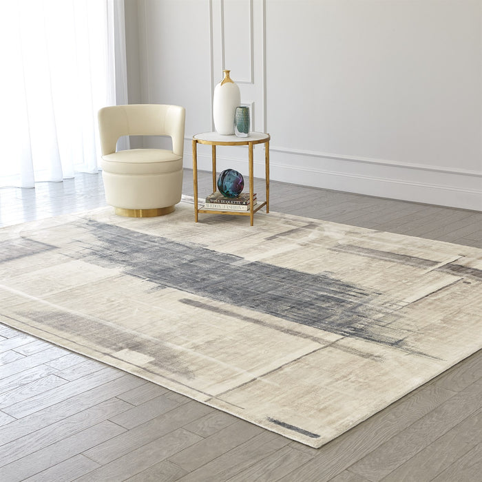 Global Views Art Rug - Grey