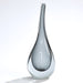 Global Views Stretched Neck Vase - Grey