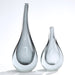 Global Views Stretched Neck Vase - Grey